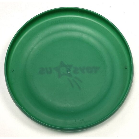 VTG Humphrey Flyer 7" Green Plastic TOYS "R" US Flying Disc Toy Made in USA EUC - Picture 3 of 3